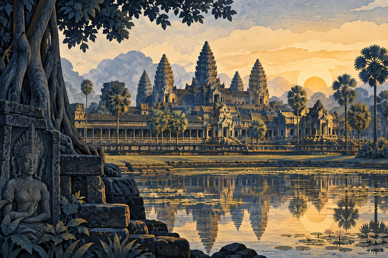 Illustration: Angkor Wat